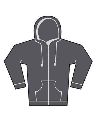 BEL-4739-Unisex Heavy Full Zip Hoodie