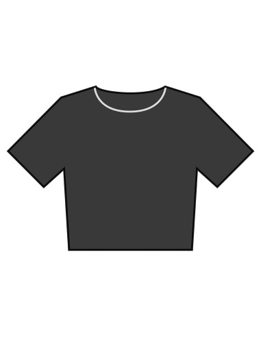 BEL-6882GD-Womens Heavyweight Washed Cropped Tee