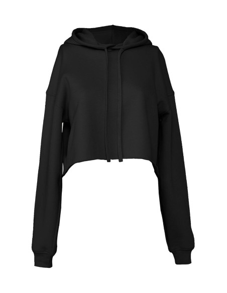 BEL-7502-Sweat-shirt capuche court pour femmes