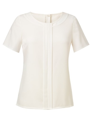 BRO-2265-Womens Felina Short Sleeve Blouse