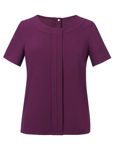 BRO-2280-Womens Verona Short Sleeve Blouse