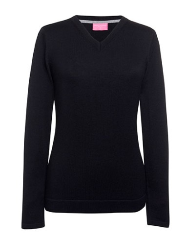 BRO-2307-Womens Atlanta V-Neck Jumper