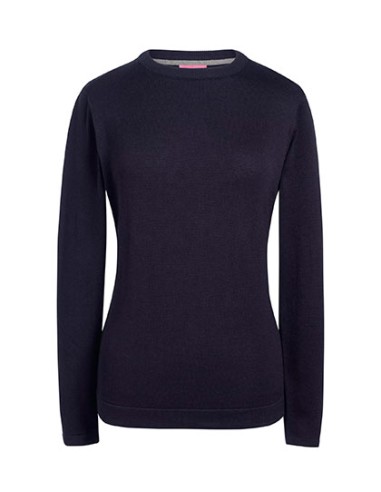 BRO-2384-Ladies Helena Crew Neck Jumper