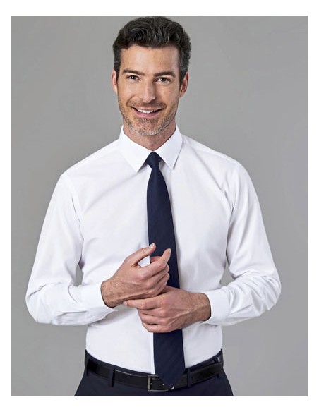 BRO-7889-Mens Slim Fit Shirt Vulcan Longsleeve