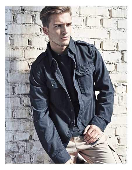 BUI-9373-Vintage Shirt Long Sleeve