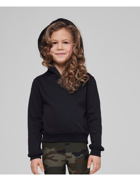 BUI-BY113-Girls Cropped Sweat Hoody