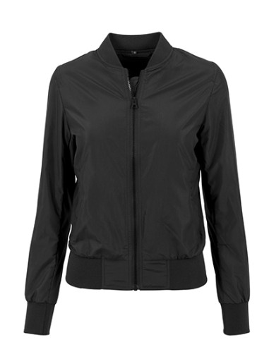 BUI-BY044-Ladies Nylon Bomber Jacket