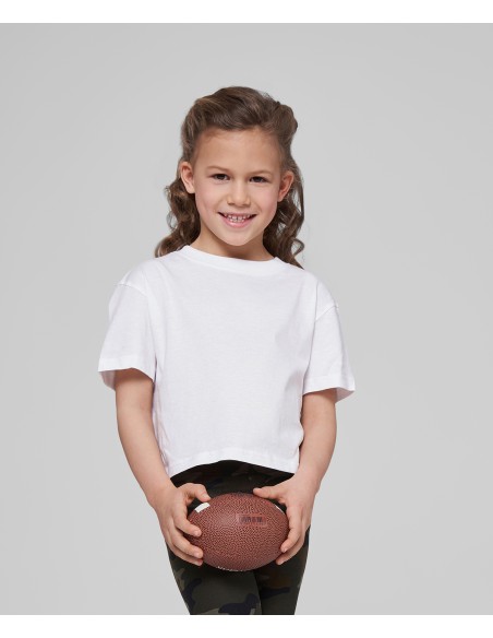BUI-BY114-Girls Cropped Jersey Tee