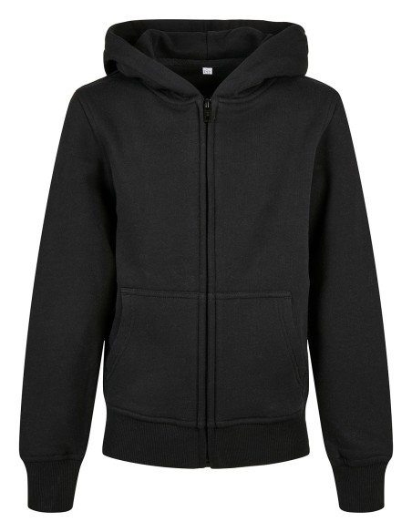 BUI-BY188-Kids Organic Basic Zip Hoody