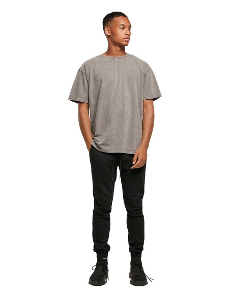 BUI-BY189-Acid Washed Heavy Oversize Tee