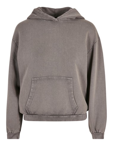 BUI-BY194-Ladies Acid Washed Oversize Hoody