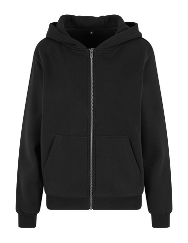 BUI-BY290-Ladies Fluffy Zip Hoody