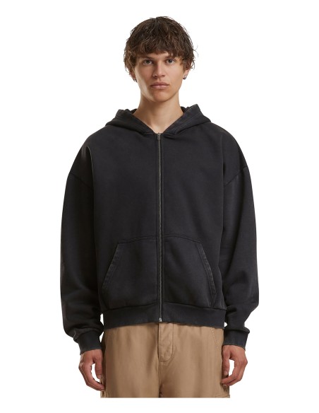 BUI-BY295-Vintage Heavy Zip Hoodie