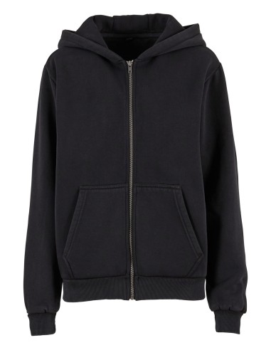 BUI-BY299-Ladies Vintage Heavy Zip Hoody