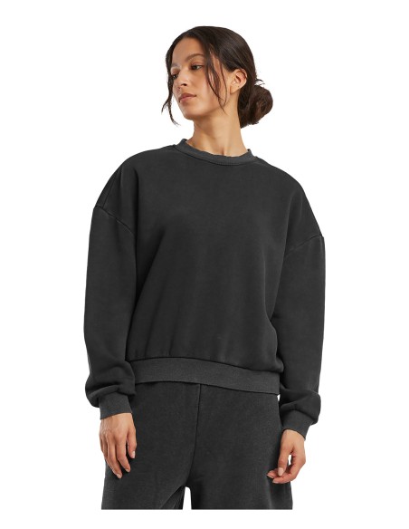 BUI-BY301-Ladies Vintage Heavy Crewneck
