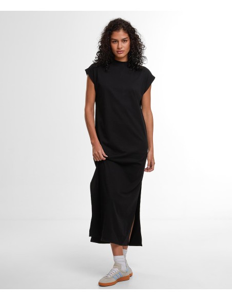 BUI-BY415-Ladies Sorona® Long Extended Shoulder Dress
