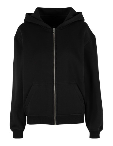 BUI-BY445-Ladies Loose Fit Zip Hoody