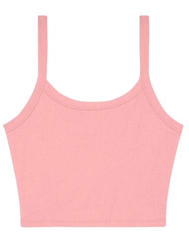 BEL-1012-Womens Micro Rib Spaghetti Strap Tank