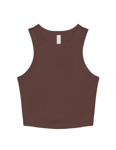 BEL-1019-Womens Micro Rib Racer Tank