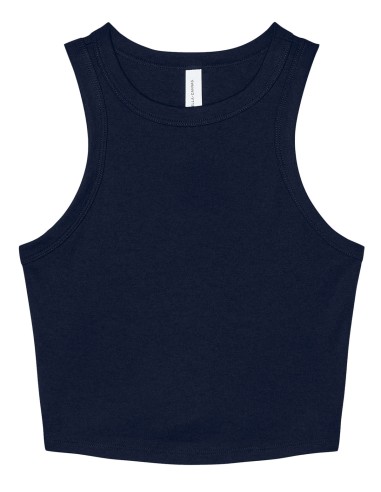 BEL-1019-Womens Micro Rib Racer Tank