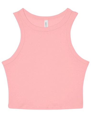 BEL-1019-Womens Micro Rib Racer Tank