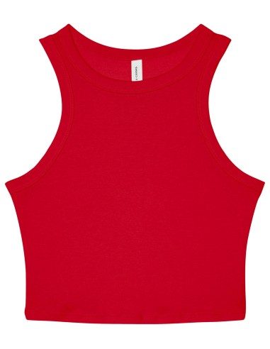 BEL-1019-Womens Micro Rib Racer Tank