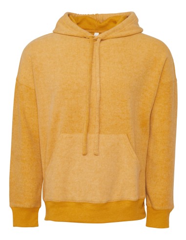 BEL-3329-Sweat-shirt à capuche unisexe avec finition peu de pêche
