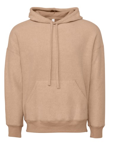 BEL-3329-Sweat-shirt à capuche unisexe avec finition peu de pêche