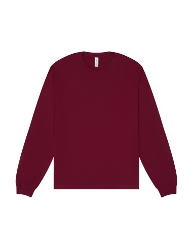 BEL-3511-Tee-shirt unisexe à manches longues et boxy épais