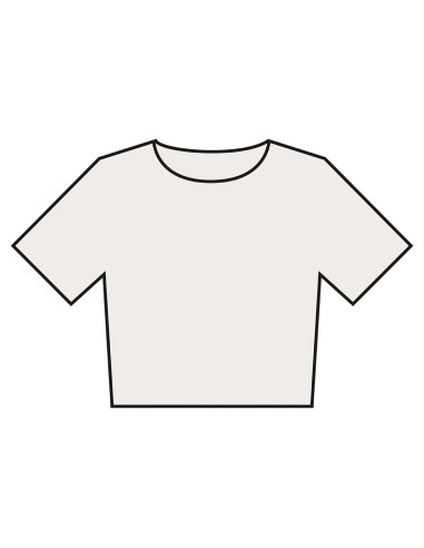 BEL-6882GD-Womens Heavyweight Washed Cropped Tee