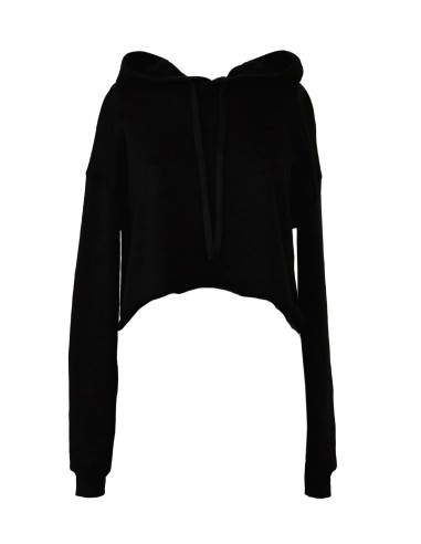 BEL-7502-Sweat-shirt capuche court pour femmes