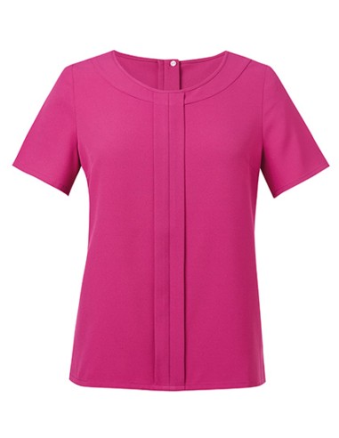BRO-2280-Womens Verona Short Sleeve Blouse