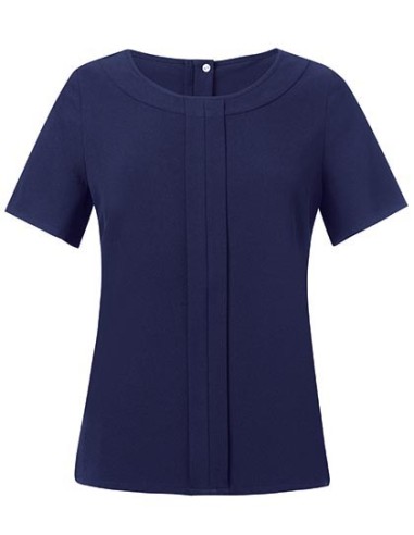BRO-2280-Womens Verona Short Sleeve Blouse