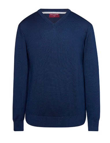 BRO-7818-Mens V-Neck Jumper Boston