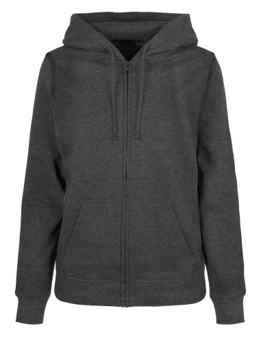 BUI-BB009-Ladies Basic Zip Hoody