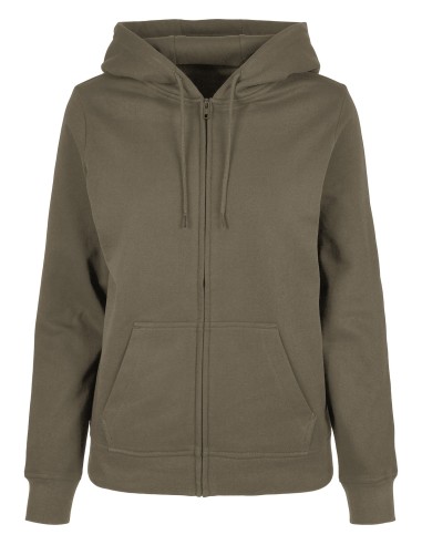 BUI-BB009-Ladies Basic Zip Hoody