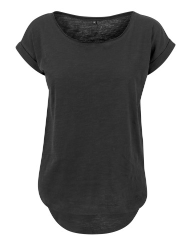 BUI-BY036-Ladies Long Slub Tee