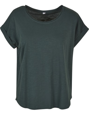 BUI-BY036-Ladies Long Slub Tee