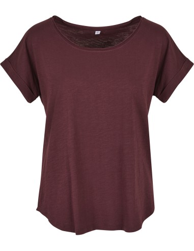 BUI-BY036-Ladies Long Slub Tee