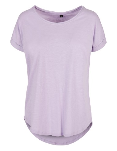 BUI-BY036-Ladies Long Slub Tee