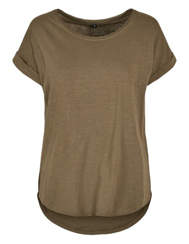 BUI-BY036-Ladies Long Slub Tee