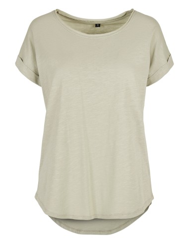 BUI-BY036-Ladies Long Slub Tee