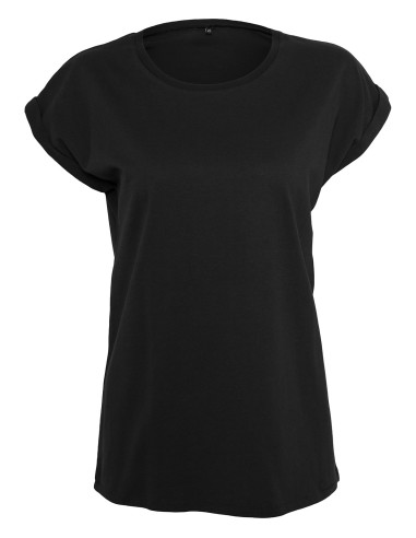 BUI-BY138-Ladies Organic Extended Shoulder Tee