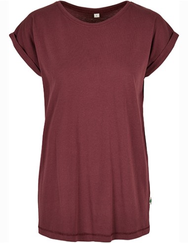 BUI-BY138-Ladies Organic Extended Shoulder Tee