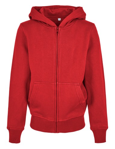 BUI-BY188-Kids Organic Basic Zip Hoody