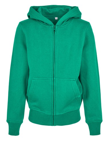 BUI-BY188-Kids Organic Basic Zip Hoody