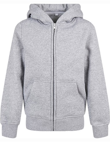 BUI-BY188-Kids Organic Basic Zip Hoody
