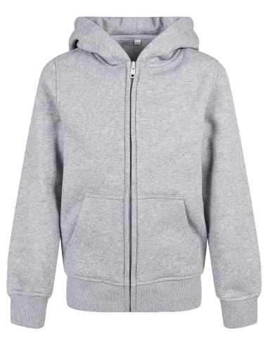 BUI-BY188-Kids Organic Basic Zip Hoody
