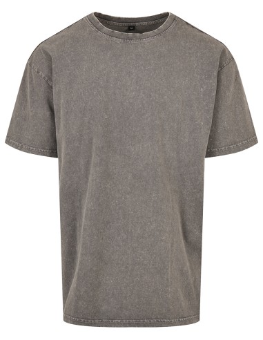 BUI-BY189-Acid Washed Heavy Oversize Tee