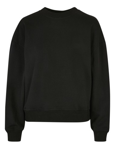 BUI-BY212-Ladies Oversized Crewneck Sweatshirt